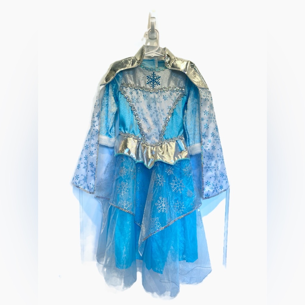Elsa Snow Princess Costume Dress for Kids - Size 3-4T